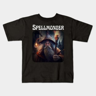 Spellmonger - Disparager of Chivalry (no text) Kids T-Shirt